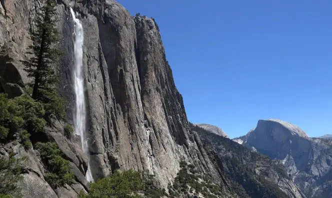 Yosemite falls, attractions in Yosemite national park California