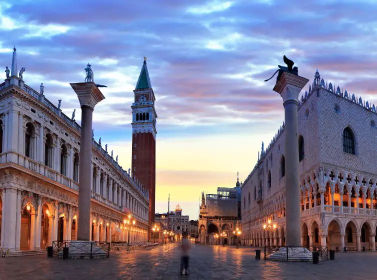 Monuments in Venice, landmarks of Venice Italy