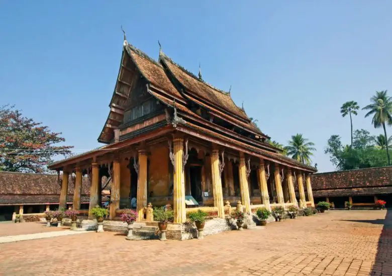 beautiful monument in Laos