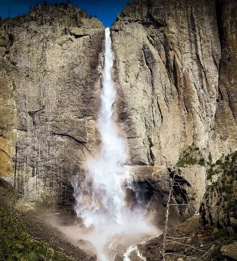 what is the tallest waterfall in California, highest waterfall in California to see, biggest waterfall in California,