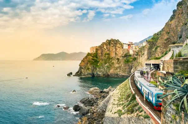 The Inter-City express Italy’s best train vacations, scenic trains, scenic train journey in Italy, world's most scenic railway journey, Cinque Terre train, Milan to Venice train, Italia rail, best train rides in the world, Second-Highest Railway route in Italy with spectacular views
