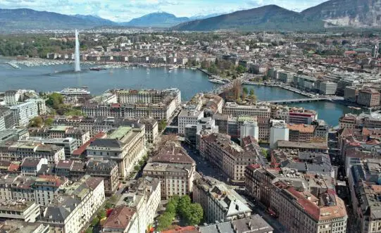 Geneva City in Switzerland