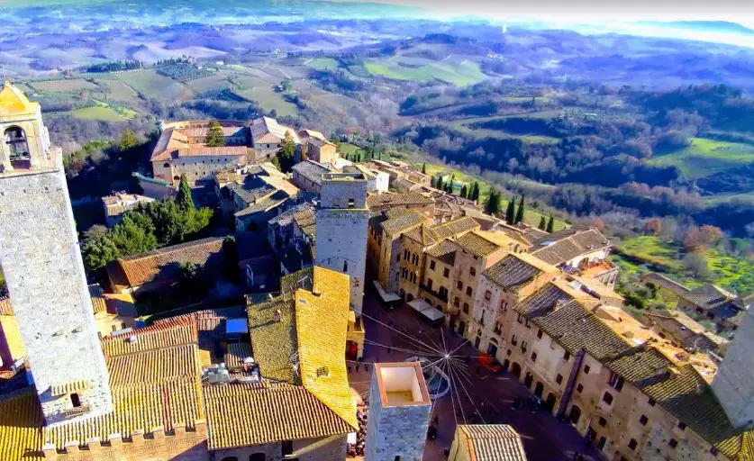 Beautiful Towns in Tuscany, Tuscan Charming Town, modest villa of Monteriggioni, 