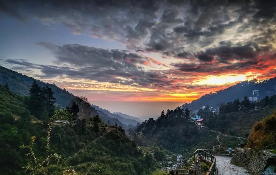 Bhagsunath Temple and Bhagsu Waterfall