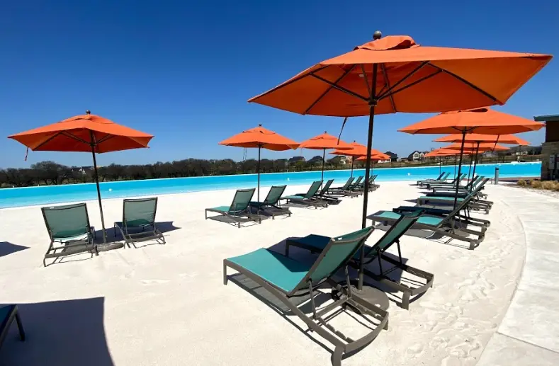 Crystal Lagoon at Windsong Ranch indoor water park hotels in Dallas,best water park in Dallas,water park in Dallas indoor,house with a water park in Dallas,indoor water park in Dallas fort worth area epic water park in Dallas, texas