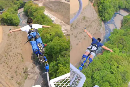 Bungee jumping in Japan in 2021, list of 8 epic Bungee Jump in Japan, famous bungee jumping in Japan, top bungee jump of Japan, popular bungee jump in Japan, spot for bungee lovers in Japan, famous bungee jumping places in Japan, ideal bungee jump in Japan, 