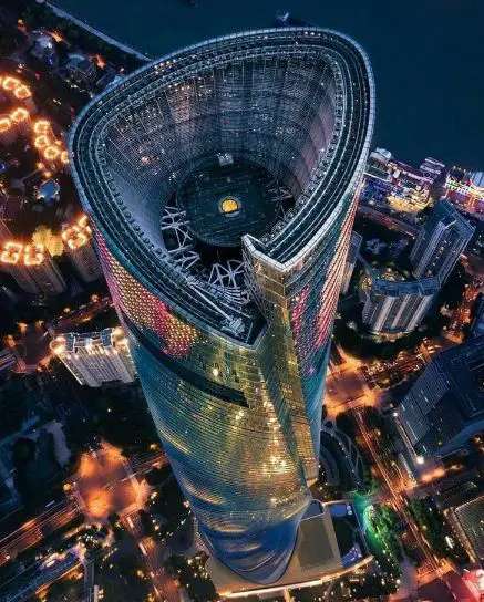 skyscraper building in China, a famous skyscraper in China,towering financial tower of China